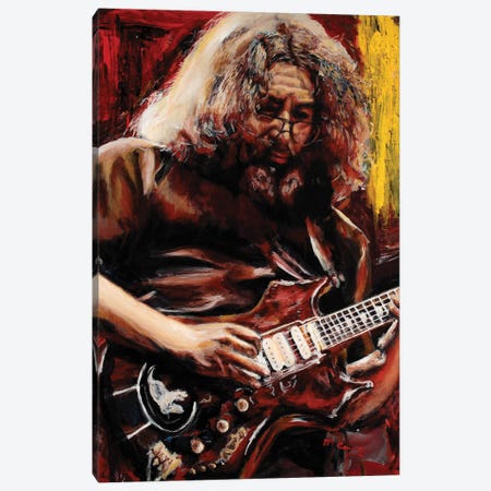 Jerry Garcia Canvas Print #MCF11} by Mark Courage Canvas Print