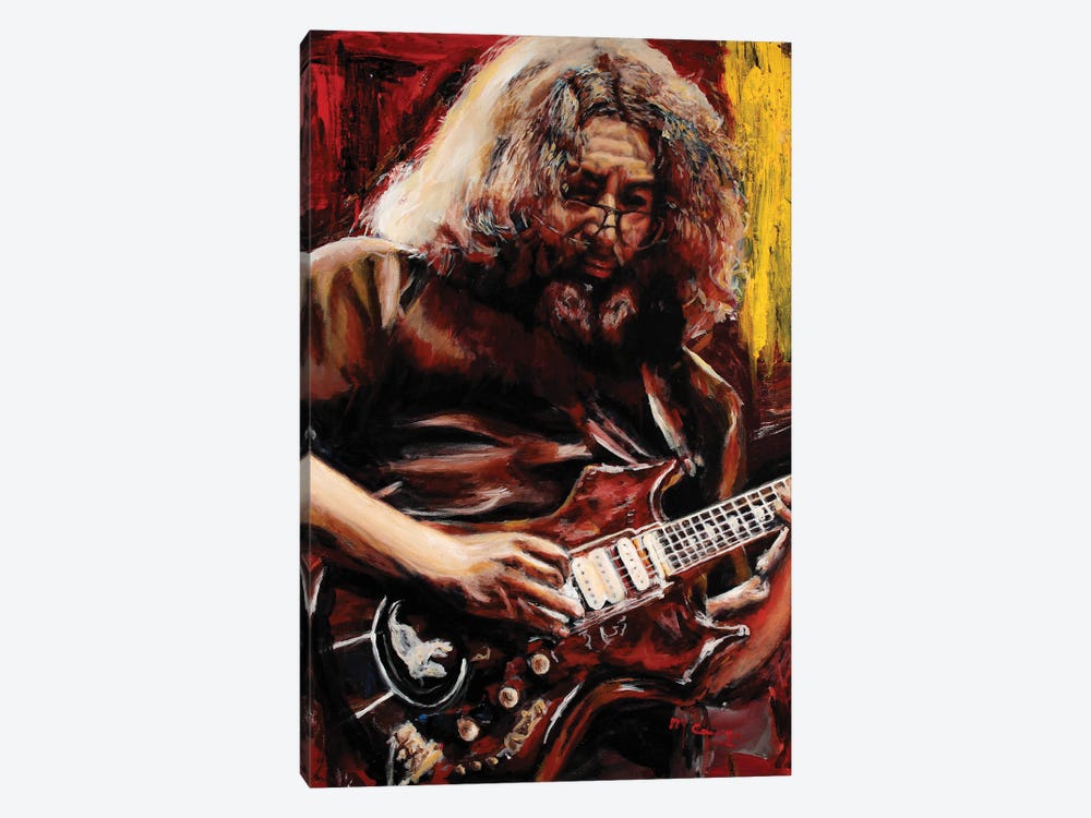 Jerry Garcia by Mark Courage 1-piece Canvas Art Print