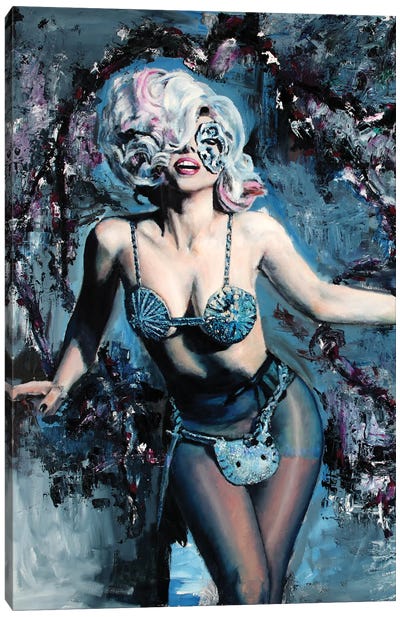 Lady Gaga Canvas Art Print - Mark Courage