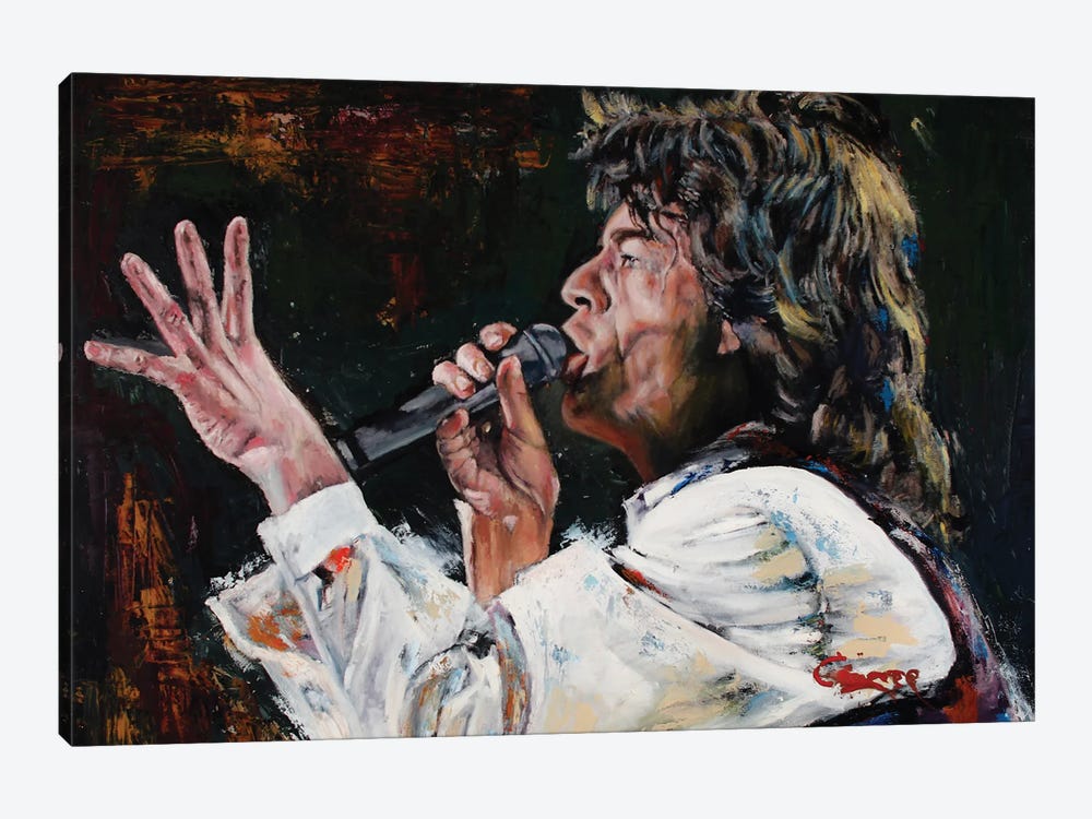 Mick Jagger III by Mark Courage 1-piece Canvas Wall Art