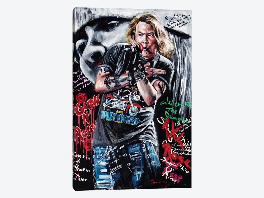 Axl Rose by Mark Courage 1-piece Canvas Print