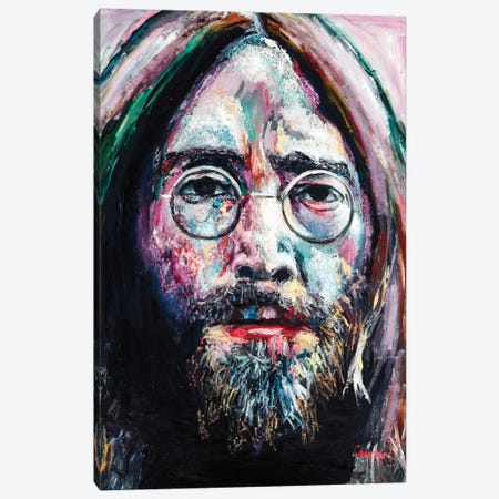 John Lennon Canvas Print #MCF4} by Mark Courage Canvas Art