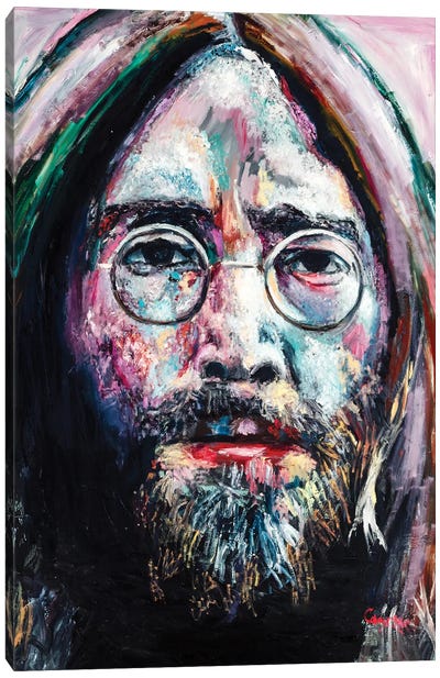 John Lennon Canvas Art Print - Mark Courage