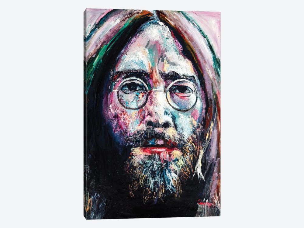 John Lennon by Mark Courage 1-piece Canvas Wall Art