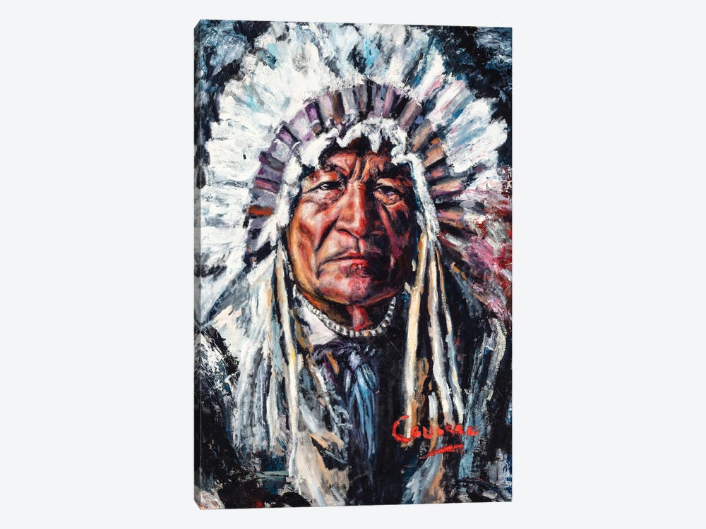 Chief by Mark Courage 1-piece Canvas Print