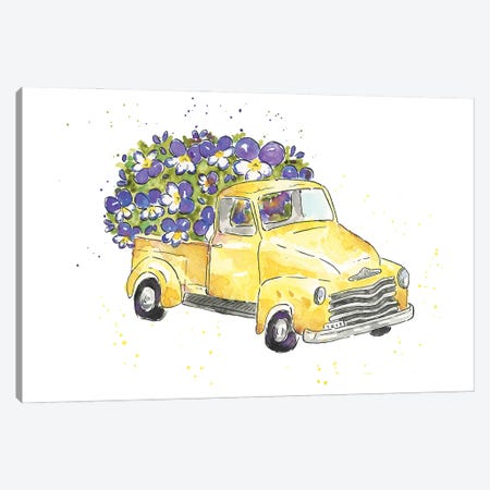Flower Truck VI Canvas Print #MCG6} by Catherine McGuire Art Print