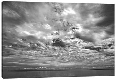 Canada, Prince Edward Island. Clouds And Ocean Canvas Art Print