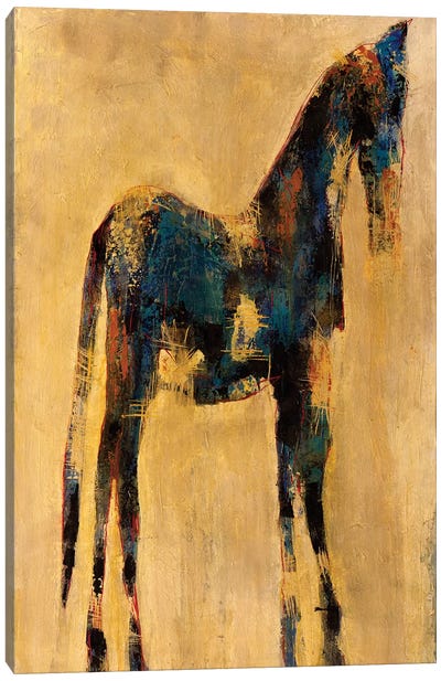 Indigo Canvas Art Print - Horse Art