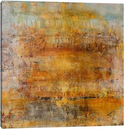 Patina Canvas Art Print - Effortless Earth Tone Abstracts