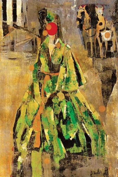 Scarlett by Macchiaroli multi panel art