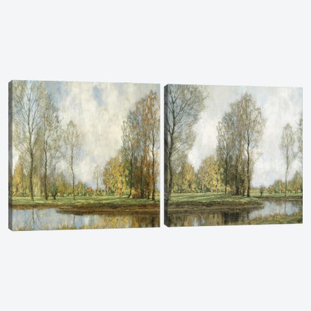 Down By The Water Diptych Canvas Print Set #MCK2HSET001} by Christy McKee Canvas Artwork