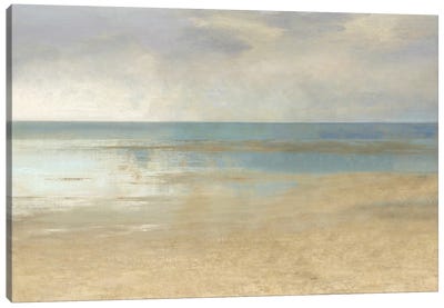 Pastel Seascape I Canvas Art Print - 3-Piece Beach Art