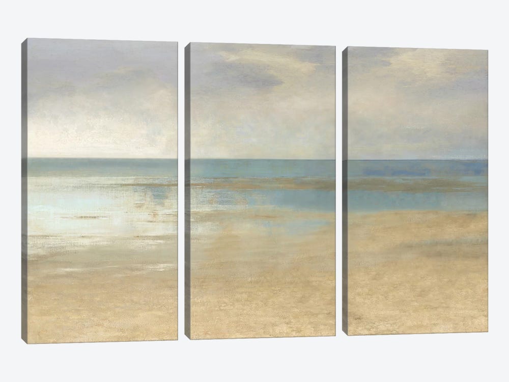 Pastel Seascape I by Christy McKee 3-piece Canvas Print