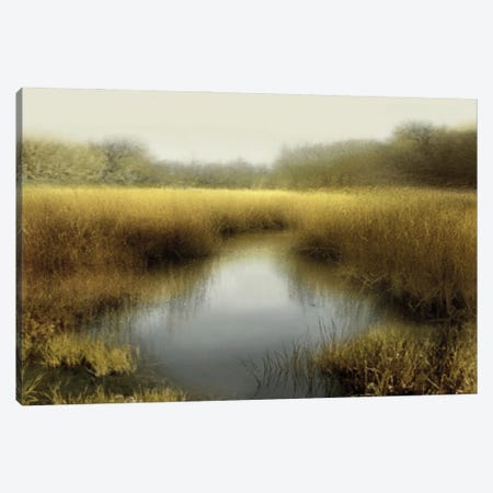 Tranquil Pond Canvas Print #MCL10} by Madeline Clark Art Print