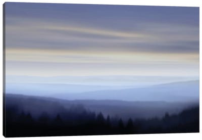 Panorama I Canvas Art Print - Mist & Fog Art
