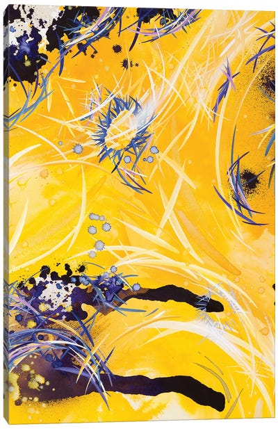 Light of the Shadow Caster II Canvas Art Print - Mellow Yellow