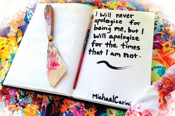 Michael Carini: Apology by Michael Carini