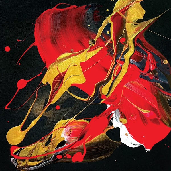 Similar To Jackson Pollock: Relapse I by Michael Carini