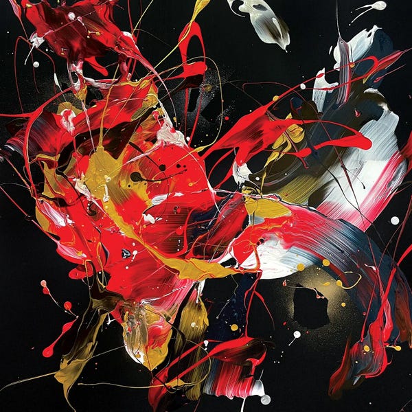 Similar To Jackson Pollock: Relapse II by Michael Carini