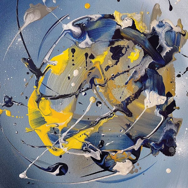 Similar To Jackson Pollock: Van Gogh's Shooting Stars I by Michael Carini