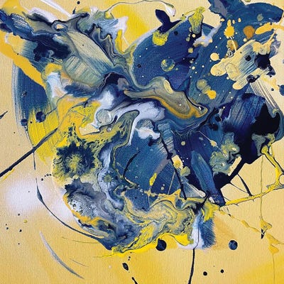 Van Gogh's Shooting Stars III by Michael Carini canvas print