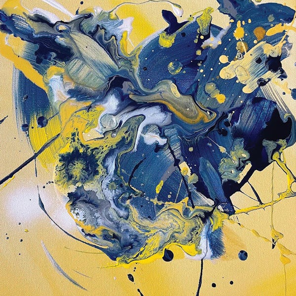 Similar To Jackson Pollock: Van Gogh's Shooting Stars III by Michael Carini