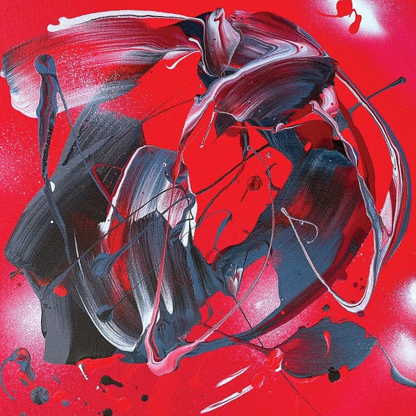 Similar To Jackson Pollock: Red Dawn by Michael Carini