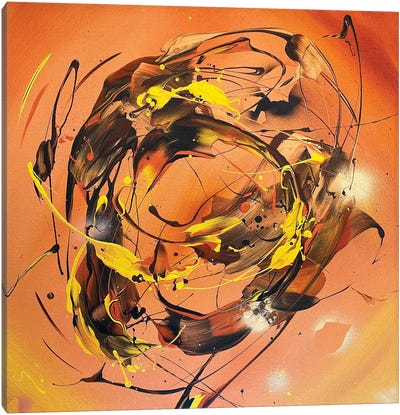 Black Hole Son Canvas Art Print - Chaotic Compositions