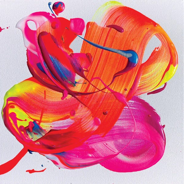 Colorful Abstracts: The Sins Of Our Past Become The Monsters Of Our Present III by Michael Carini