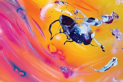 Through Space And Time by Michael Carini art print