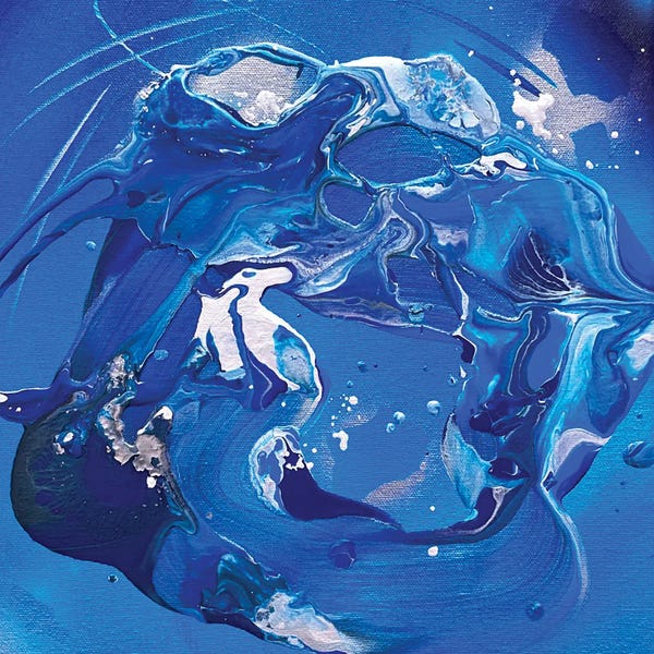 Similar To Jackson Pollock: Silver Linings In The Blues III by Michael Carini