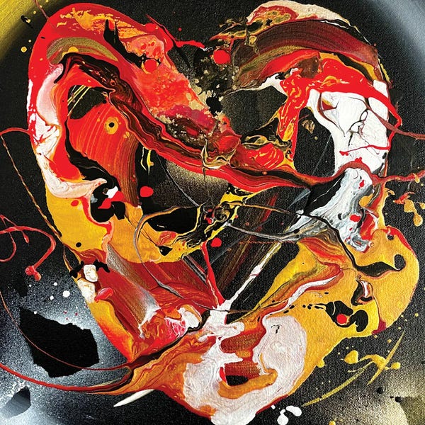 Similar To Jackson Pollock: Navigating Love by Michael Carini