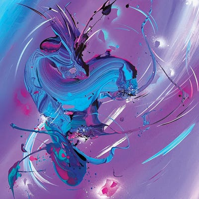 Sacred Dragon Heart by Michael Carini canvas print