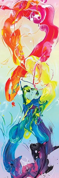 Colorful Abstracts: Redemption Road by Michael Carini