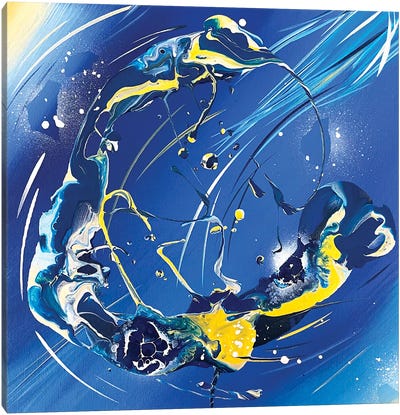 Van Gogh's Shooting Stars V Canvas Art Print - Michael Carini