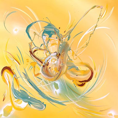 Van Gogh's Sunflower Paradise by Michael Carini multi panel art