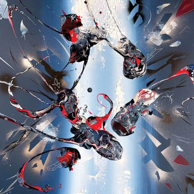 Crash Into Me by Michael Carini art print