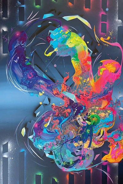 Am I Still Here I (S.Ouls O.F S.Eparation)-Soul Fragment by Michael Carini art print