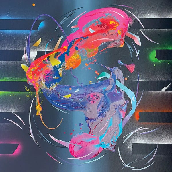 Giclee Features: Am I Still Here II (S.Ouls O.F S.Eparation)-Soul Fragment by Michael Carini