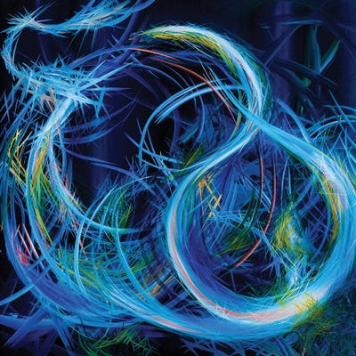 Just Floating On The Tears (Flears) by Michael Carini art print