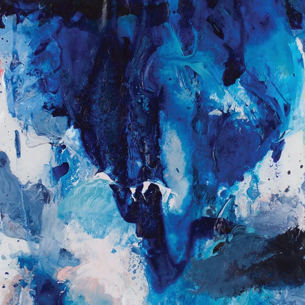 International Klein Blue: Beautiful Accidents VIII by Michael Carini