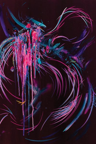 As Open Wounds Open Wings by Michael Carini canvas print