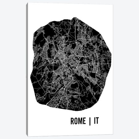 Rome Map Canvas Print #MCP58} by Mr. City Printing Canvas Art Print