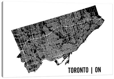 Toronto Map Canvas Art Print