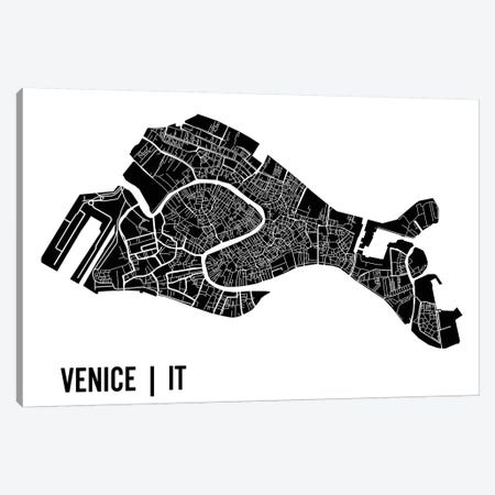 Venice Map Canvas Print #MCP78} by Mr. City Printing Canvas Art Print