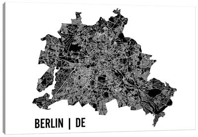 Berlin Map Canvas Art Print - Berlin Art