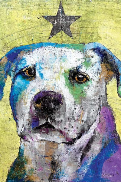Labrador Retrievers: Pit Bull Terrier by Michael Creese