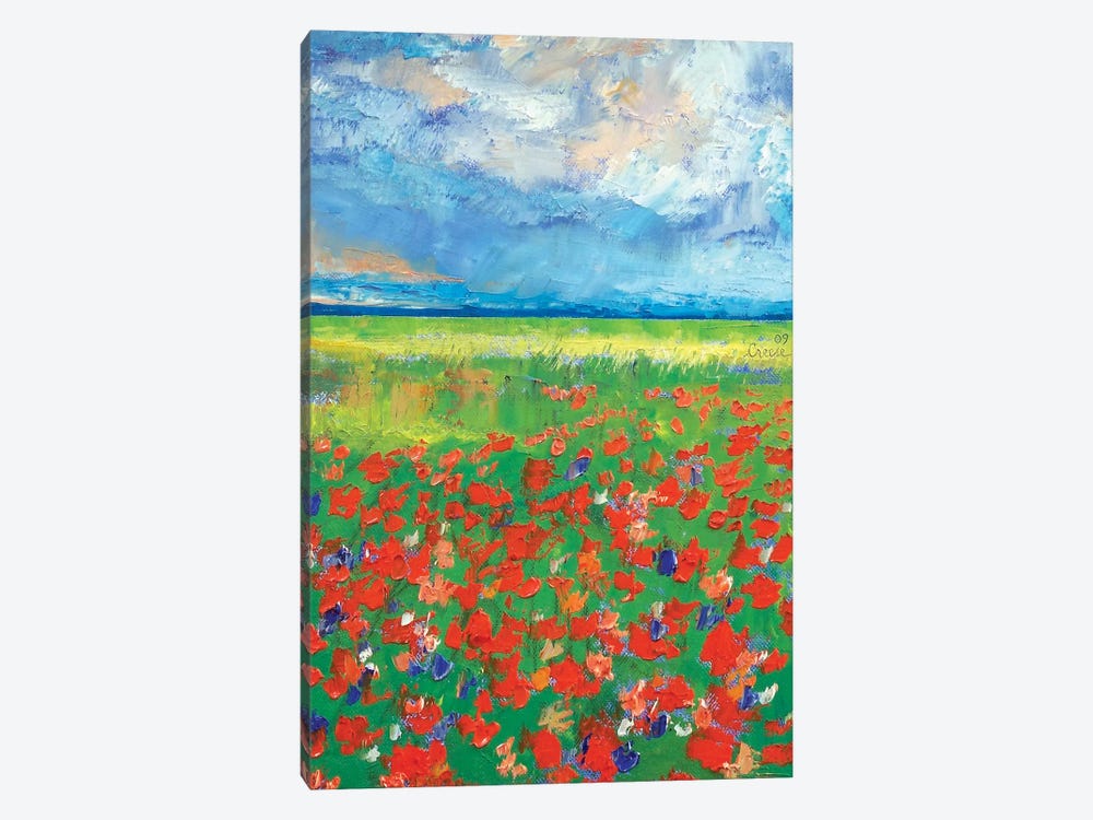 Poppy Field by Michael Creese 1-piece Canvas Print