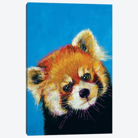 Red Panda Canvas Print #MCR113} by Michael Creese Art Print