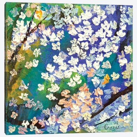 Sakura Oil Painting Canvas Print #MCR121} by Michael Creese Canvas Art